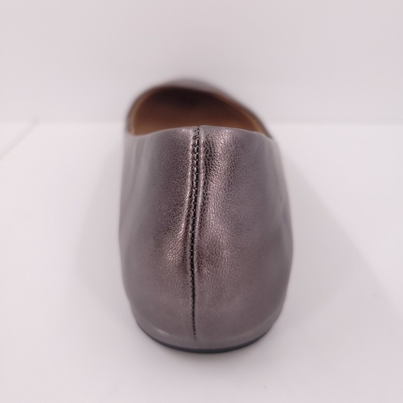 Sun + Stone Eliana DK Pewter Pumps Slip-On Round Toe Cushioned Womens 10 M NEW - Picture 5 of 16